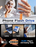 256Gb Flash Drive Intended For Iphone Ipad, Memory Stick Storage For Photos And Videos Backup, Compatible With Iphone Ipad Android Pc, Plug And Play, No Application Required (Red)