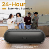 Portable Bluetooth Speaker Xsound Plus 2, Wireless Speaker 30W With Xbass, Ipx7 Waterproof, 24-Hour Playtime, Stereo Sound, Built-In Mic, Bluetooth 5.3 Speaker For Party, Car, Travel