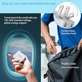 Usb C Charger 2Pack, 30W 3-Port Fast Type C Wall Charger Block With Pd 3.0 + 5V/2.4A Foldable Usb C Charging Block Plug Compatible For Iphone 14/13/Pro Max/Samsung Galaxy/Pixel 7-White