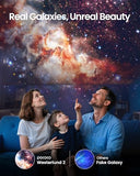 Galaxy Star Projector With 2M-Pixel Lens & 5K Discs | Home Planetarium Projector For Relaxation, Study, And Sleep Aid | Includes 2 Films | Ideal Gift