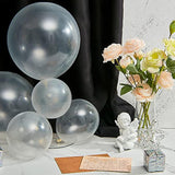 Bubble Clear Balloon 120 Pieces Transparent Round Latex Balloon Diy Ba