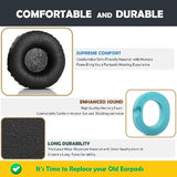 Earpads Replacement Cushion Compatible With Jabra Evolve 20/30/40/65 Headsets Premium Ear Pads With Softer Protein Leather/Memory Foam
