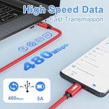 Usb C To Usb C Cable 4-Pack 10Ft C To C Cable Fast Charging C Cable, 60W(5A) Nylon Braided Type C Cables For Phone 16/15 Series Samsung S24/23