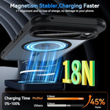 For Google Pixel 10 Pro Xl Case With Screen Protector, Pixel 10 Pro Xl Case With Magsafe Black,12Ft Military Drop Proof Raised Bezels Matte Slim Shockproof Phone Case For Google 10 Proxl Cover