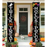 Halloween Decorations Outdoor Trick or Treat Happy Halloween Banner Porch Sign Decor