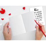 Naughty Valentines Day Gift For Husband, Funny Valentines Day Cards For Boyfriend, Romantic Vday Gifts For Fiance Hubby, Humorous Snoring Anniversary Card