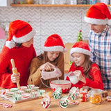 Christmas Mini Cupcake Liners - 600Pcs Merry Christmas Candy Baking Cups Muffin Cupcakes Wrappers, Xmas Tree Santa Disposable Chocolate Cake Wrap Making Supplies For Xmas Eve Party (10 Styles)