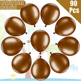 100Pcs Tropical Party Balloon Set β Palm Leaf & Coconut Balloons for Luau, Birthday, Shower