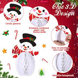 Christmas Honeycomb Decorations Table Toppers Centerpieces