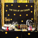 The End Of An Error Divorce Party Banner – Newly Single – Funny Breakup Decorations