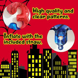 40 Inch Giant Spider Theme Number Foil Balloons - Large Number 3 Balloons For Kids' Birthday Anniversary Party Decorations Supplies (Numbers 0-9 Available)