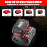 Cmcb104 Replace For 20V Craftsman V20 Battery Charger For Cmcb201 Cmcb202 Cmcb204 Cmcb205 Cmcb209 V20 Battery Craftsman Fast Charger