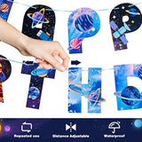 37Pcs Galaxy Birthday Decorations Kit - Solar System, Outer Space, Galaxy Party Supplies & Themed Party Favors
