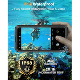 Samsung Galaxy S23 IP68 Waterproof Case, Black