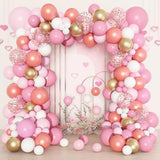 Rose Gold & Pink Balloon Garland Kit: Party Decorations