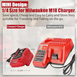 Makita 18V Lithium Battery Charger Replacement - Compatible With Makita 18V Bl1850, Bl1840B, Bl1820, Bl1815, Bl1860 Power Tool Batteries (Not For 14.4V)