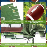 Football Party Door Decorations, Football Door Cover Game Day Banner Backdrop For Sport Birthday Party Decor (Grass)