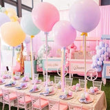 24Pcs Pastel Balloons 18 Inch Large Big Round Jumbo Latex Balloons For Easter Birthday Wedding Baby Shower Decorations, Tassels Not Included