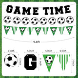 Game Time Soccer Banner 16ft Reusable 3 Strings for Party