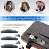 Wireless Mouse, 2.4G Noiseless Mouse With Usb Receiver - Portable Computer Mice For Pc, Tablet, Laptop With Windows System - Grey