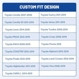 Dual Usb Car Charge Port For Toyota, Square Power Socket Adapter With Blue Light, Usb Dashboard Mount Module, Vehicle Usb Plug For 2009-2019 Toyota Corolla Rav4 Camry Highlander Prado