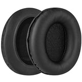 Geekria QuickFit Replacement Ear Pads for Sennheiser HD465, HD485 Headphones Ear Cushions, Repair Part (Black)