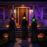 3 Pack Halloween Decorations Outdoor Halloween Witches Decor, 6FT
