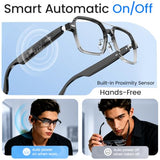 Aviator Smart Glasses for Men & Women, Audio Bluetooth Glasses, Wear Induction Power On/Off, Touch Control, Photochromic Lens, Smart Sunglasses,