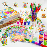 72 Pcs Hawaiian Luau Party Favors, Tropical Moana Flamingo Coloring Books Bulk, Aloha Tiki Summer Birthday Goodie Bag Fillers, Tattoos Stickers Stampers Prizes For Beach Pool Party