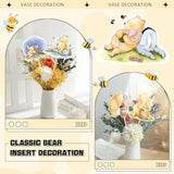 16Pcs Classic The Pooh Centerpieces Winnie Centerpieces Sticks Oh Baby Winnie Table Toppers Bear Party Decorations For Winnie Birthday Baby Shower Party Baby Shower Table Decorations