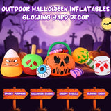 10FT Halloween Inflatables Pumpkin Ghost Combo Decorations