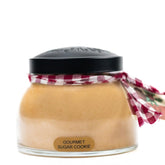 A Cheerful Giver - Gourmet Sugar Cookie Mama Scented Glass Jar Candle (22oz) with Lid & True to Life Fragrance Made in USA
