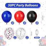 Halloween Balloon Set: Black, Orange, Green, Purple - Spooky Party Decor