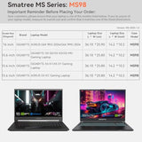Smatree MS98 Hard EVA Protective Sleeve with Stand Compatible for 16 inch GIGABYTE AORUS G6X 9KG 2024/G6X 9MG 2024, for 15.6 inch G5 GD/G5 KD/G5 MD, for GIGABYTE A5 K1/A5 X1/G5 KC Gaming Laptop