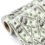 Money Wrapping Paper Roll - Mini Roll - 17 Inch X 16.5 Feet - Dollar Bills Funny Wrapping Paper Perfect For Men Women Adult, Birthday