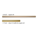 Mini Short Small Christmas Wrapping Paper Roll (17 Inches X 32.8 Feet) - Matte Gold For Holiday, Birthday, Wedding, Baby Shower …