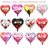 Happy Valentines Day Balloons,Love Heart Foil Balloons,Valentines Day