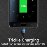 4 Short Usb Type C Cables (9In/23Cm) Nylon Braided Fast Charge & Sync Usb C To Usb 3.0 Cables For Iphone 16, 15, Samsung Galaxy S23 S22 S21 Note 10, Google Pixel,Lg V20 G6, Charging Station