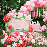 Pink 260 Long Balloons, 100 Pcs Animals Twisting Balloons For Girl Women Birthday Engagement Wedding Baby Shower Princess Theme Party Decor