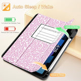 Case For Ipad Air 10.9 Inch 5Th Generation 2022 Release With Pencil Holder, Fu