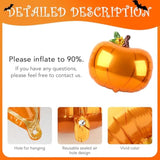 5Pcs Pumpkin First Birthday Balloons 40 Inch Gold Fall Party Decorations Foil Set