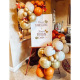 Fall Thanksgiving Balloon Arch Kit: Burnt Orange, Gold, and Brown Party Decor