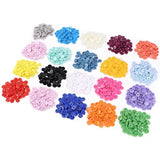 300 Sets 20-Color Kam Snaps Buttons, Glossy Round Size 20 (1/2") T5 Pl