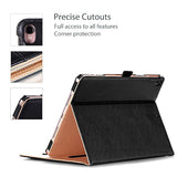 ProCase Case for iPad Air (3rd Gen) 10.5" 2019/iPad Pro 10.5" 2017, Vintage PU Leather Stand Folio Cover for iPad Air 3/iPad Pro 10.5-inch Multiple Viewing Angles with Pencil Holder -Black