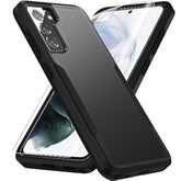 Samsung Galaxy S21 Rugged Case with HD Screen Protector Black