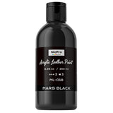 Black Acrylic Leather Paint, 8.45 Oz (250 Ml) Leather Paint For Shoes, Sneakers, Canvas, Furniture, Bags, Fabric, Car Seat, Wallets, Non-Toxic Black Shoe Dye For Diy Crafts Kid Adult