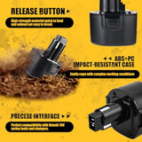 4.8Ah Replacement For Dewalt 9.6V Battery Ni-Mh Compatible With Dw9061 De9036 De9061 De9062 Dw926 Dw955K Dw955 Dw926K-2 Dw926K Dw902 Dw050 2 Pack