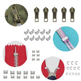 143 Pcs Zipper Repair Kit Zipper Replacement With Install Plier For Ba