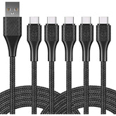 Long Usb Type C Charger Cable Fast Charging 6Ft, 5Pack Android Usb-A To Usb-C Fast Phone Charging Cord For Samsung Galaxy S20 S10 S10E S9 S8 Plus Note 10 9 8,Z Flip,Lg V50 V40 V30 V20