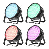 54 * 4W High Cri Par Light, Cri/Ra>90 Rgbw 4 In 1 Ultra-Bright Led Stage Lights,Up To 5500 Lm Party Lighting, Party Disco Dj Lights For Photography Video Wedding Show, 4 Packs